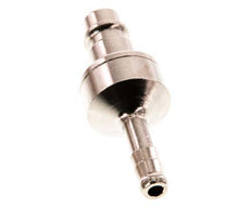 Nickel-plated Brass DN 7.2 (Euro) Air Coupling Plug 6 mm Hose Pillar Double Shut-Off