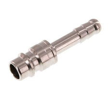 Stainless steel DN 7.2 (Euro) Air Coupling Plug 6 mm Hose Pillar