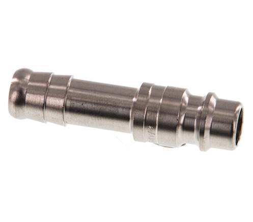 Stainless steel DN 7.2 (Euro) Air Coupling Plug 9 mm Hose Pillar