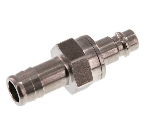 Edelstahl DN 7,2 (Euro) Luftkupplungsstopfen 13 mm Schlauchsäule Doppelabsperrung