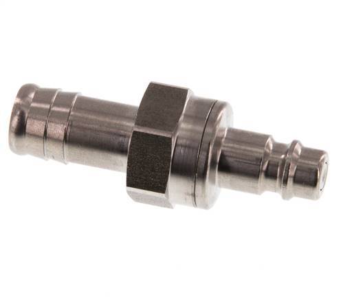 Edelstahl DN 7,2 (Euro) Luftkupplungsstopfen 13 mm Schlauchsäule Doppelabsperrung