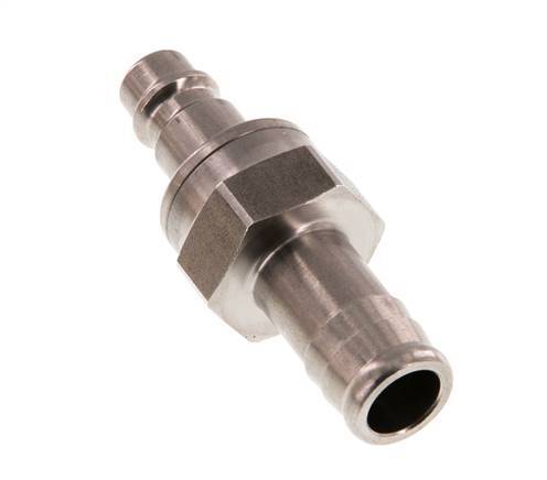 Edelstahl DN 7,2 (Euro) Luftkupplungsstopfen 13 mm Schlauchsäule Doppelabsperrung