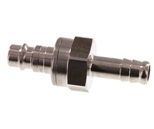 Edelstahl DN 7,2 (Euro) Luftkupplungsstecker 9 mm Schlauchsäule Doppelabsperrung