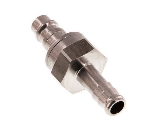 Edelstahl DN 7,2 (Euro) Luftkupplungsstecker 9 mm Schlauchsäule Doppelabsperrung