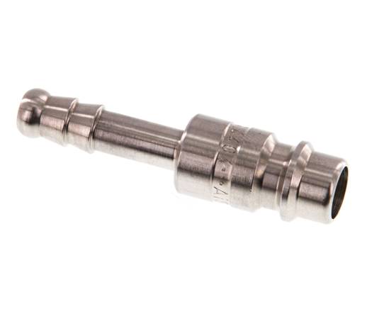 Edelstahl 316L DN 7,2 (Euro) Luftkupplungsstopfen 6 mm Schlauchpfeiler