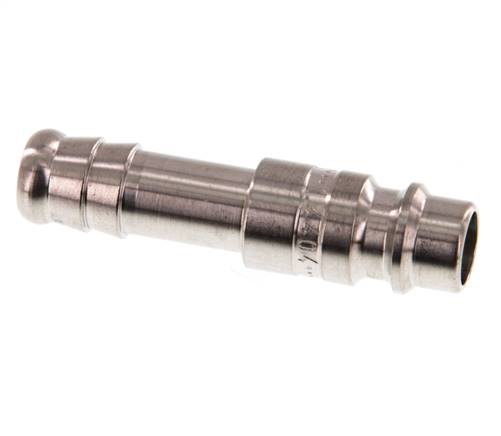 Edelstahl 316L DN 7,2 (Euro) Luftkupplungsstopfen 10 mm Schlauchsäule Doppelabsperrung