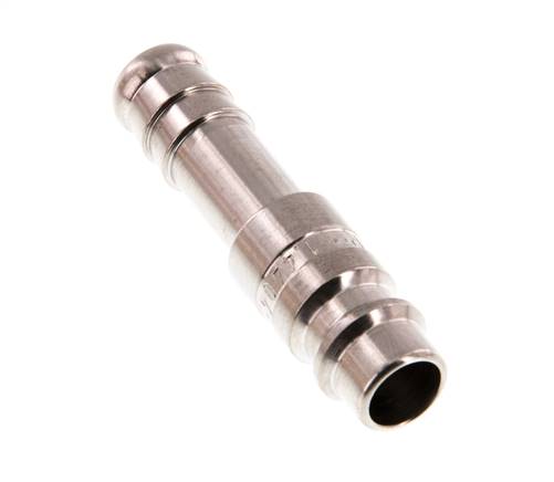 Edelstahl 316L DN 7,2 (Euro) Luftkupplungsstopfen 10 mm Schlauchsäule Doppelabsperrung