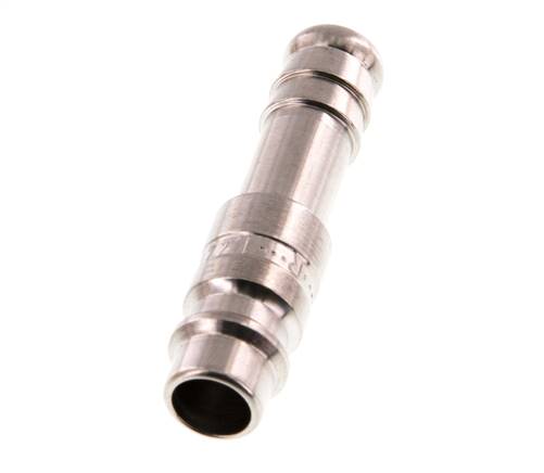 Edelstahl 316L DN 7,2 (Euro) Luftkupplungsstopfen 10 mm Schlauchsäule Doppelabsperrung