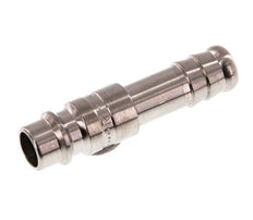 Edelstahl 316L DN 7,2 (Euro) Luftkupplungsstopfen 10 mm Schlauchsäule Doppelabsperrung