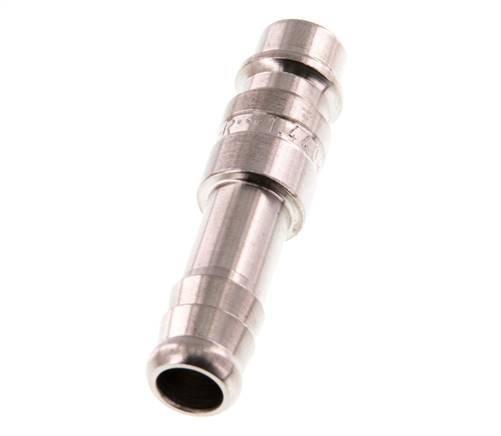 Edelstahl 316L DN 7,2 (Euro) Luftkupplungsstopfen 10 mm Schlauchsäule Doppelabsperrung