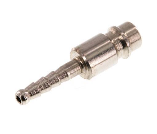 Hardened steel DN 7.2 (Euro) Air Coupling Plug 4 mm Hose Pillar [2 Pieces]