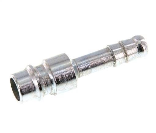 Hardened steel DN 7.2 (Euro) Air Coupling Plug 6 mm Hose Pillar [2 Pieces]