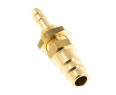 Messing DN 7,2 (Euro) Luftkupplungsstopfen 6 mm Schlauchsäule Bulkhead