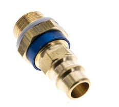 Messing DN 7.2 (Euro) Blau-kodierter Luftkupplungsstecker G 1/4 Zoll Außengewinde