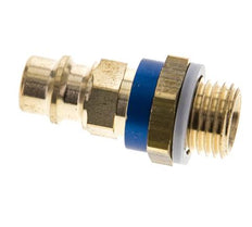 Messing DN 7.2 (Euro) Blau-kodierter Luftkupplungsstecker G 1/4 Zoll Außengewinde