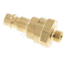 Messing DN 7.2 (Euro) Luftkupplungsstecker G 1/8 Zoll Außengewinde mit Rückschlagventil