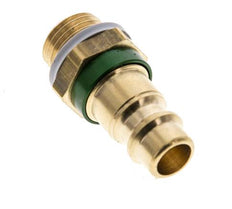 Messing DN 7.2 (Euro) Grün-kodierter Luftkupplungsstecker G 1/4 Zoll Außengewinde