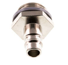Nickel-plated Brass DN 7.2 (Euro) Air Coupling Plug G 1/2 inch Male [2 Pieces]