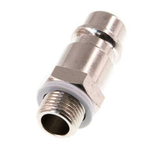 Nickel-plated Brass DN 7.2 (Euro) Air Coupling Plug G 1/8 inch Male [2 Pieces]
