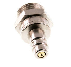 Messing vernickelt DN 7.2 (Euro) Luftkupplungsstecker G 1/2 Zoll Außengewinde Doppelabsperrung