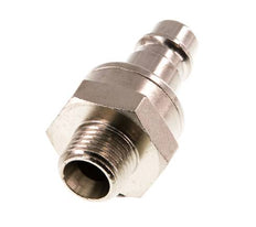 Messing vernickelt DN 7.2 (Euro) Luftkupplungsstecker G 1/4 Zoll Außengewinde Doppelabsperrung
