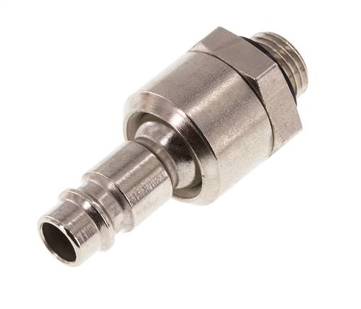 Stahl DN 7,2 (Euro) Luftkupplungsstecker G 1/4 Zoll Drehdurchführung