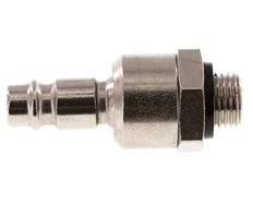 Stahl DN 7,2 (Euro) Luftkupplungsstecker G 1/4 Zoll Drehdurchführung