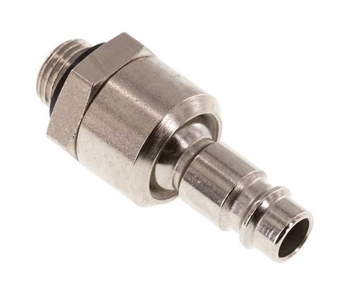 Stahl DN 7,2 (Euro) Luftkupplungsstecker G 1/4 Zoll Drehdurchführung