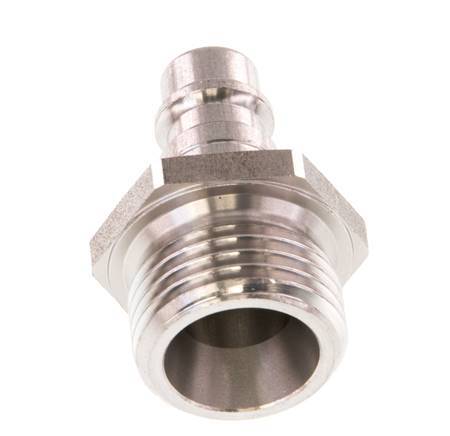 Edelstahl DN 7,2 (Euro) Luftkupplungsstecker G 1/2 Zoll Außengewinde