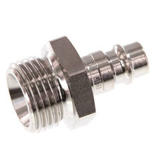 Edelstahl 316L DN 7,2 (Euro) Luftkupplungsstecker G 1/2 Zoll Außengewinde