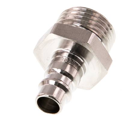 Edelstahl 316L DN 7,2 (Euro) Luftkupplungsstecker G 1/2 Zoll Außengewinde