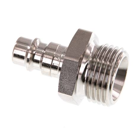 Edelstahl 316L DN 7,2 (Euro) Luftkupplungsstecker G 1/2 Zoll Außengewinde