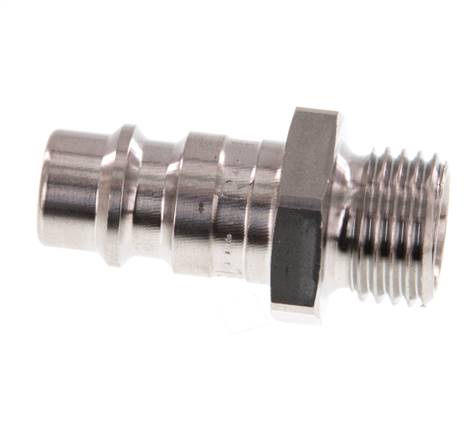 Edelstahl 316L DN 7,2 (Euro) Luftkupplungsstecker G 1/4 Zoll Außengewinde