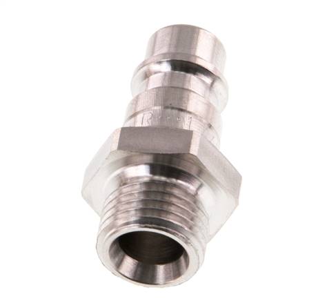 Edelstahl 316L DN 7,2 (Euro) Luftkupplungsstecker G 1/4 Zoll Außengewinde