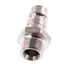 Edelstahl 316L DN 7,2 (Euro) Luftkupplungsstecker G 1/4 Zoll Außengewinde