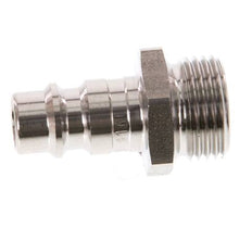 Edelstahl 316L DN 7,2 (Euro) Luftkupplungsstecker G 3/8 Zoll Außengewinde