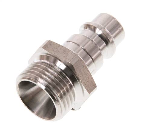 Edelstahl 316L DN 7,2 (Euro) Luftkupplungsstecker G 3/8 Zoll Außengewinde