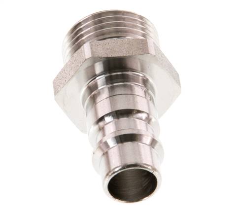 Edelstahl 316L DN 7,2 (Euro) Luftkupplungsstecker G 3/8 Zoll Außengewinde