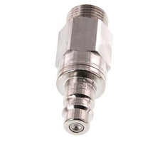 Edelstahl 316L DN 7,2 (Euro) Luftkupplungsstopfen G 3/8 Zoll Außengewinde Doppelabsperrung