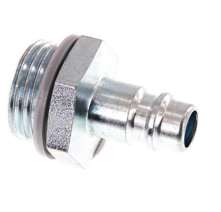 Hardened steel DN 7.2 (Euro) Air Coupling Plug G 1/2 inch Male [2 Pieces]