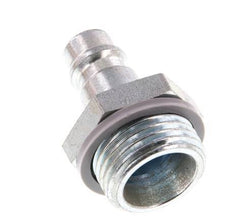 Hardened steel DN 7.2 (Euro) Air Coupling Plug G 1/2 inch Male [2 Pieces]