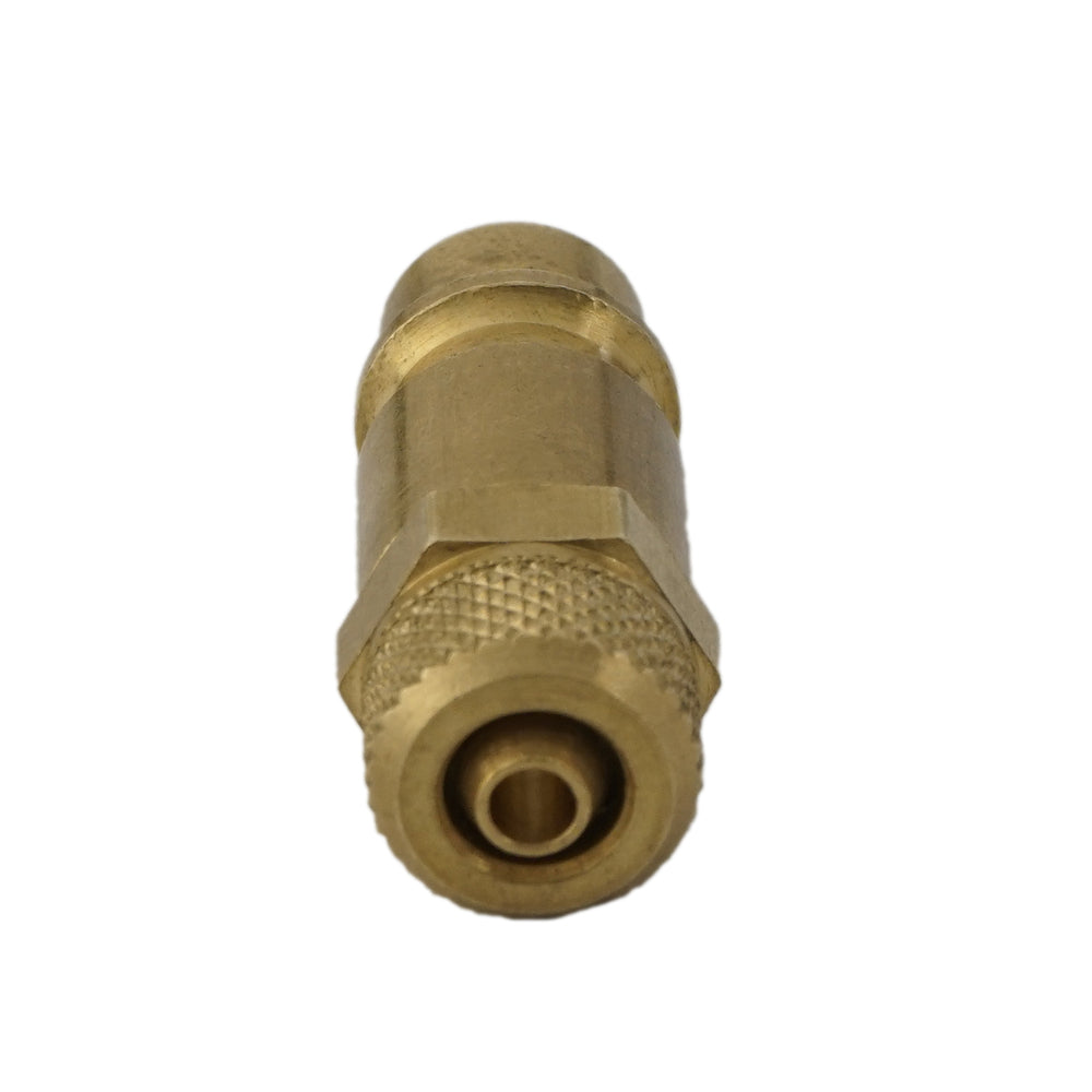 Messing DN 7,2 (Euro) Luftkupplungsstecker 6x8 mm Überwurfmutter [2 Stück]