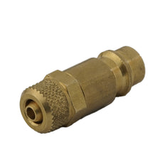 Messing DN 7,2 (Euro) Luftkupplungsstecker 8x10 mm Überwurfmutter [2 Stück]