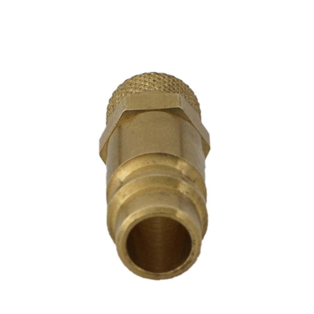 Brass DN 7.2 (Euro) Air Coupling Plug 8x10 mm Union Nut [2 Pieces]