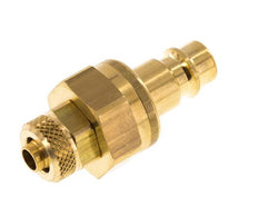 Messing DN 7,2 (Euro) Luftkupplungsstopfen 6x8 mm Überwurfmutter Doppelabsperrung