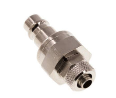 Messing vernickelt DN 7,2 (Euro) Luftkupplungsstopfen 6x8 mm Überwurfmutter Doppelabsperrung