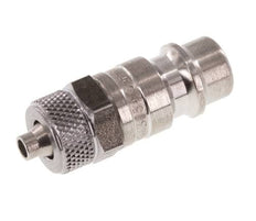 Edelstahl DN 7,2 (Euro) Luftkupplungsstecker 4x6 mm Überwurfmutter