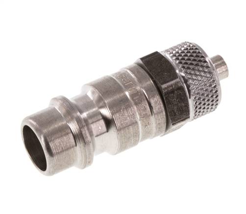 Edelstahl DN 7,2 (Euro) Luftkupplungsstecker 4x6 mm Überwurfmutter