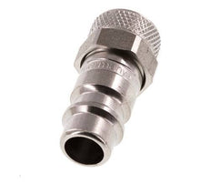 Edelstahl DN 7,2 (Euro) Luftkupplungsstecker 6x8 mm Überwurfmutter