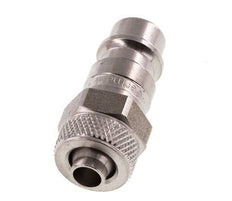 Edelstahl DN 7,2 (Euro) Luftkupplungsstecker 6x8 mm Überwurfmutter